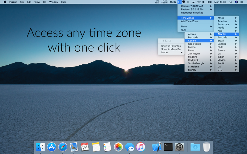 Clockey 2: menu bar clocks thumbnail 2
