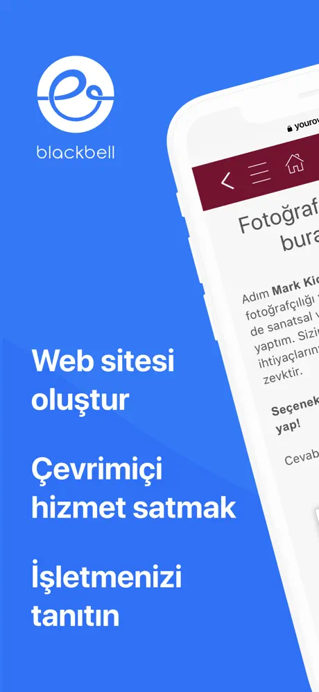 Blackbell - Web sitesi oluştur