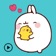 Animated Molang And Piu Piu app icon - Stickers app for iPhone