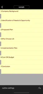 Outline Memo screenshot #2 for iPhone