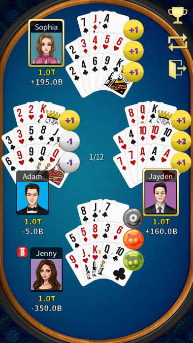 Chinese Poker Offline - Pusoy Screenshot