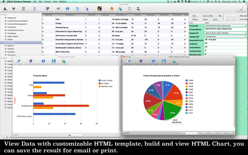 Screenshot #3 pour SQLite Database Manager