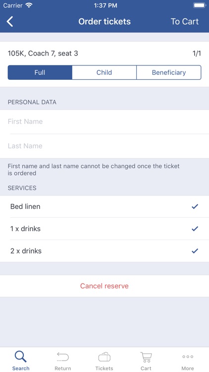 Railway tickets screenshot-3