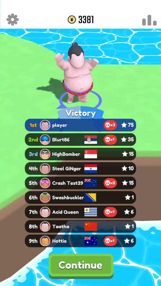 #5. Sumo.io 3D (iOS) 由: Daghan Demirci