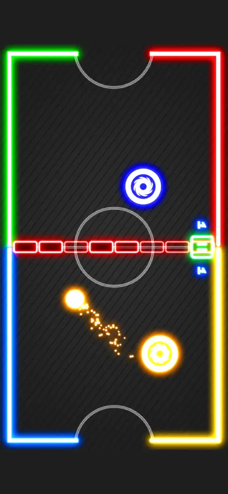 Hockey Glow: 2 Players