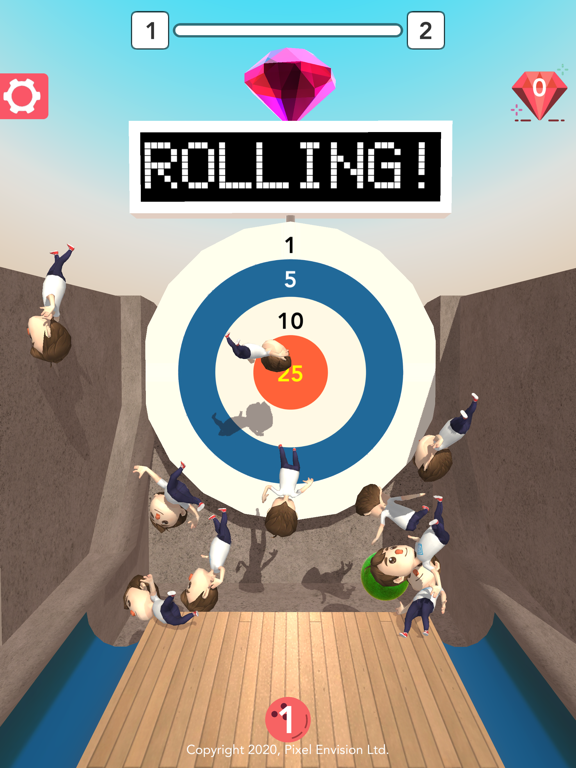 Screenshot #3 for Human Bowling 3D