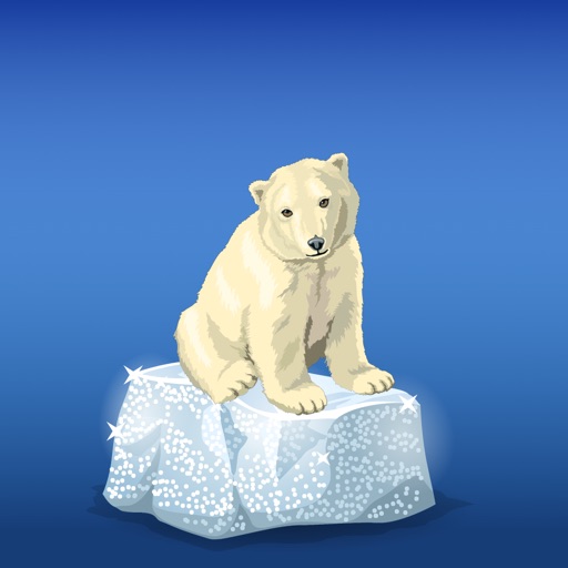 Melting Ice: White bear icon