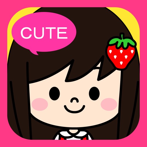 Portrait shop - cute icon