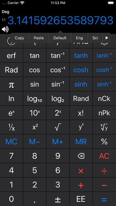 Screenshot #2 pour Scientific Calc