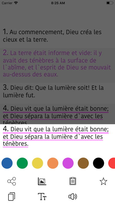 Screenshot #2 pour French Bible* (La Bible)