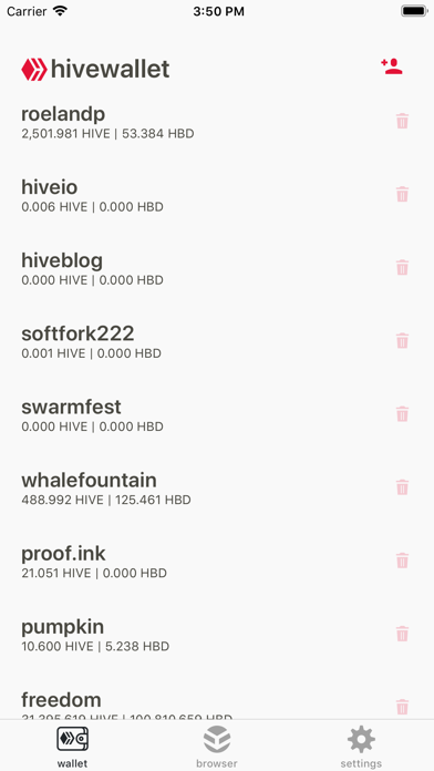 HiveWallet (formerly Steem) screenshot 2