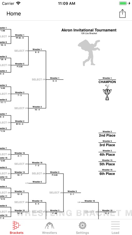 Wrestling Bracket Maker screenshot-4