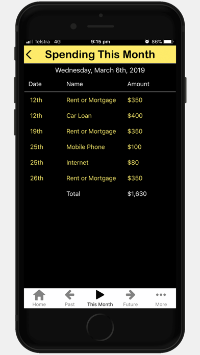Your Spending Screenshot 5 of 8