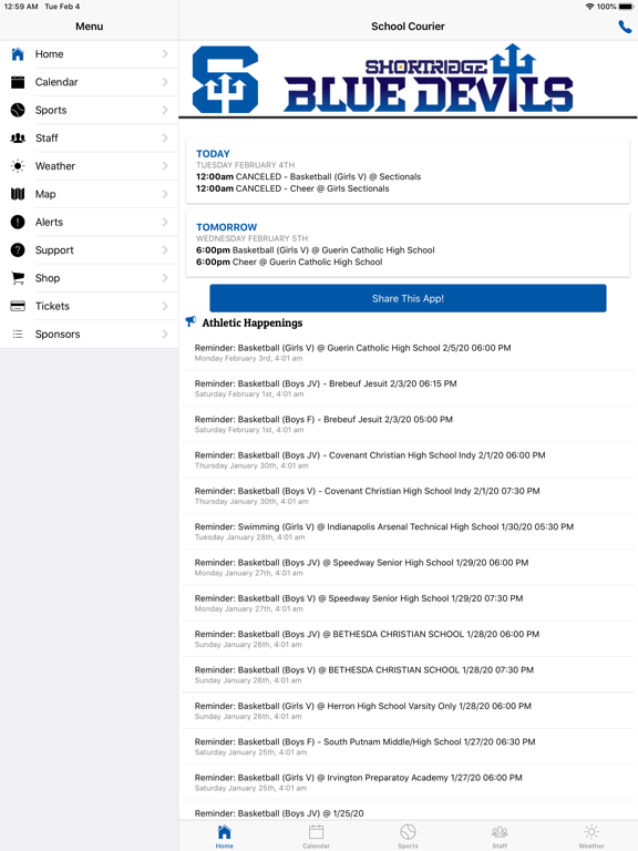 Screenshot #5 pour Shortridge Athletics - Indiana