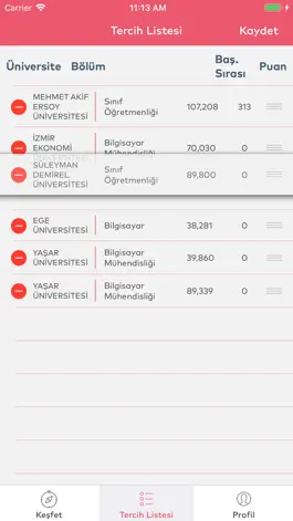 Game screenshot TercihList TYT YKS Tercih Botu apk