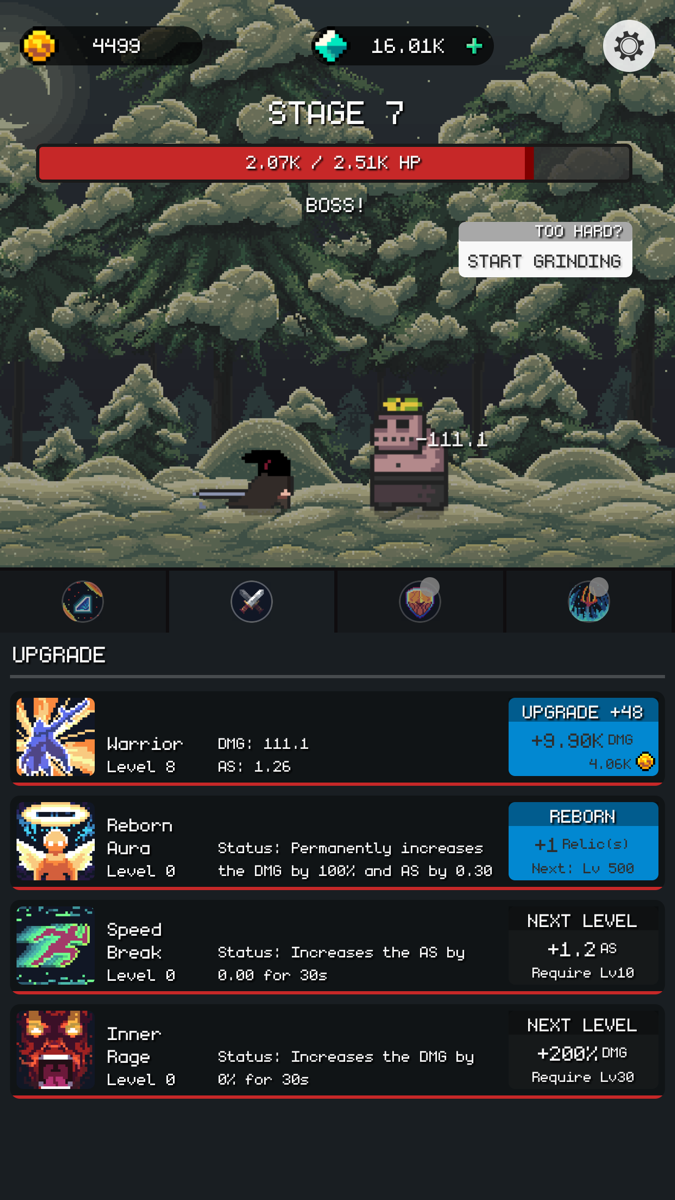Dungeon Gates: Idle RPG official gameplay screenshot 6