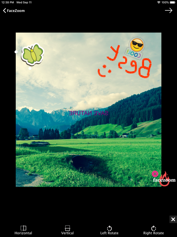 Screenshot #6 pour FaceZoom Photo Edit & Draw