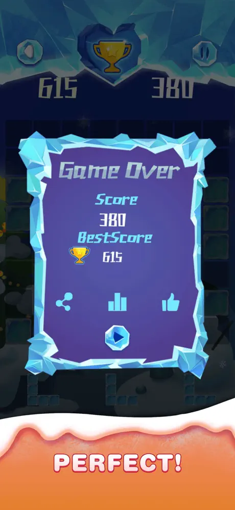Ice World - Fill Up Cube Blast