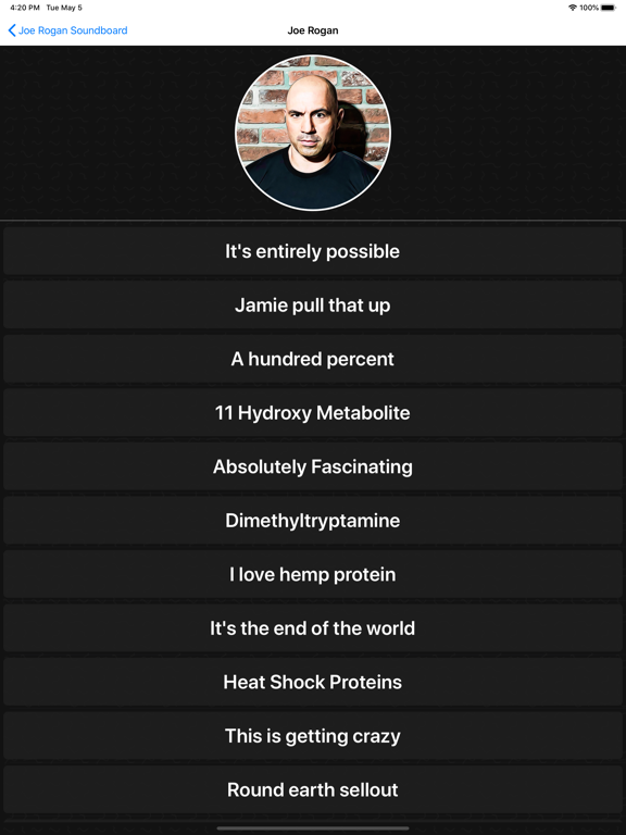 Screenshot #5 pour Joe Rogan Soundboard