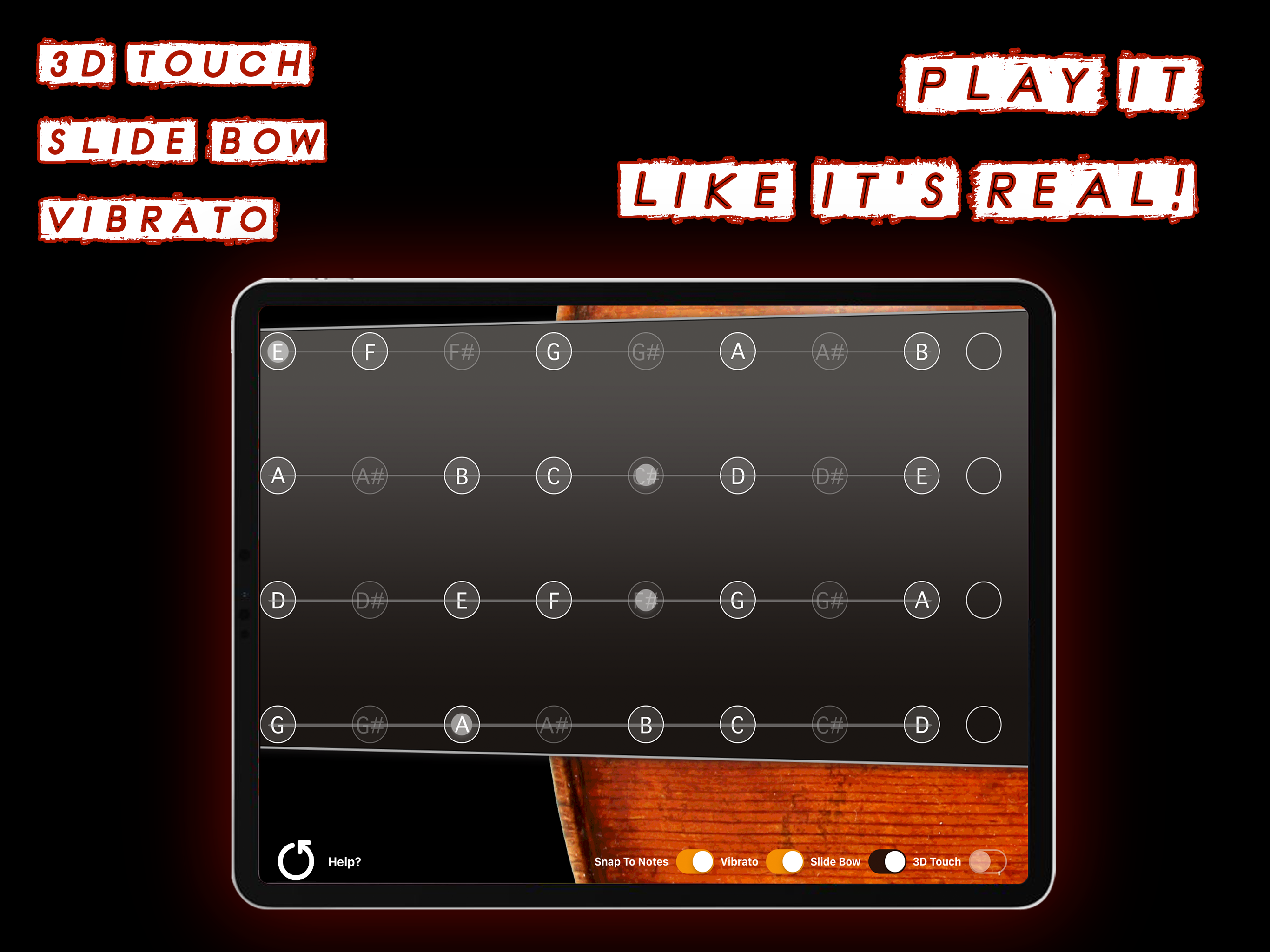 Pocket Violin - Play for real! screenshot 4