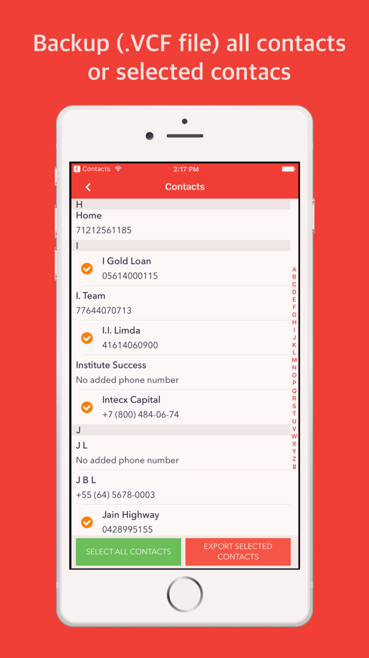 #1. Backup all contacts and export (iOS) โดย: Softnoesis