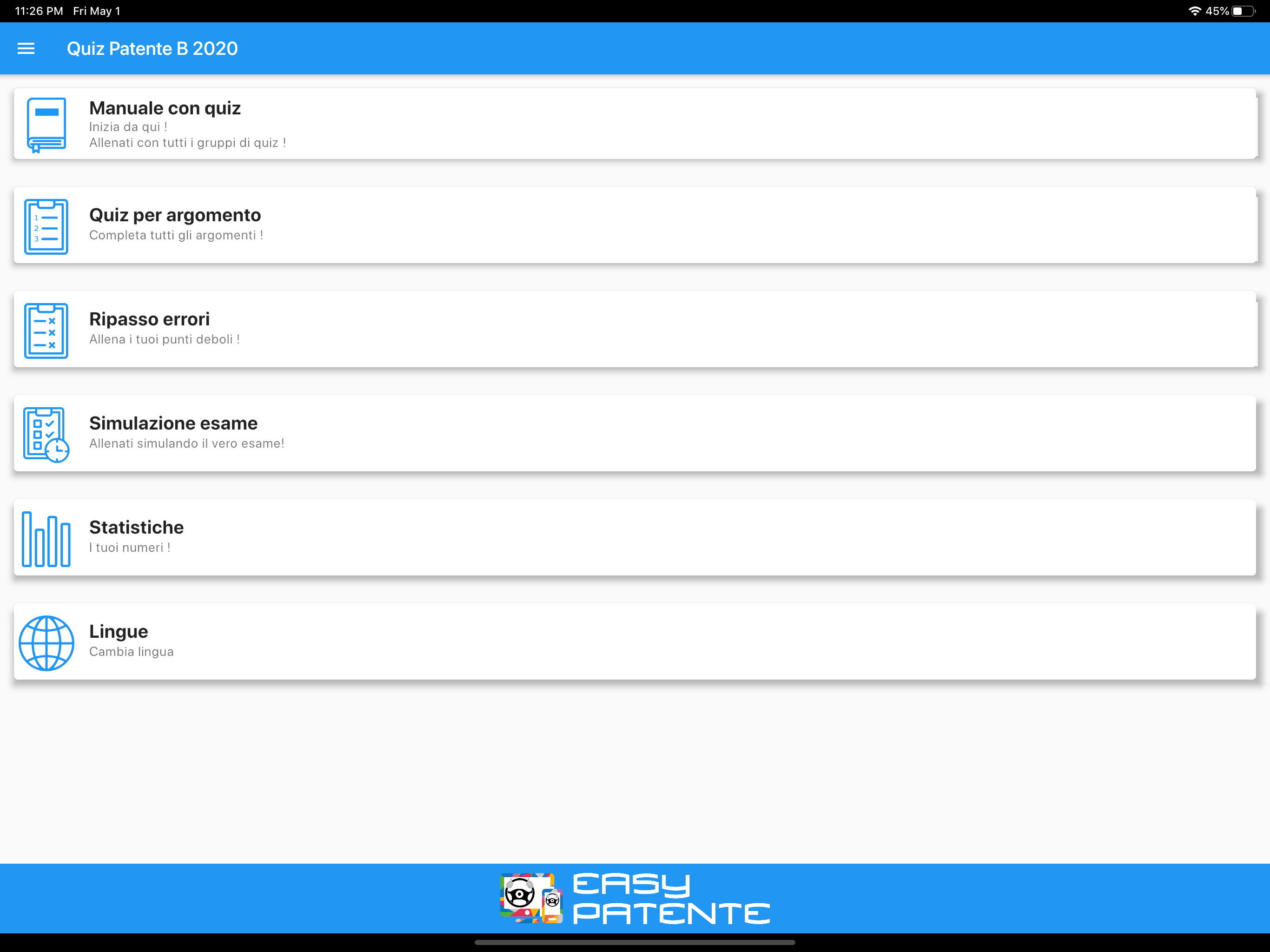 EasyPatente - Quiz Patente B