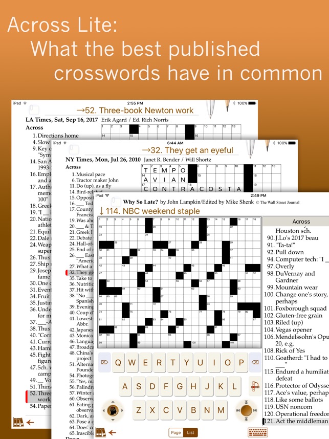 Across Lite Crosswords On The App Store