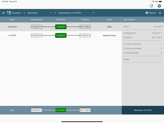 manubu POS iPad screenshot
