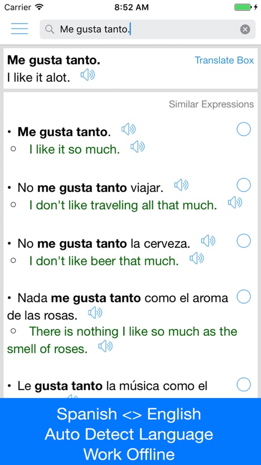 #2. Spanish Translator Offline (iOS) Podle: Xung Le
