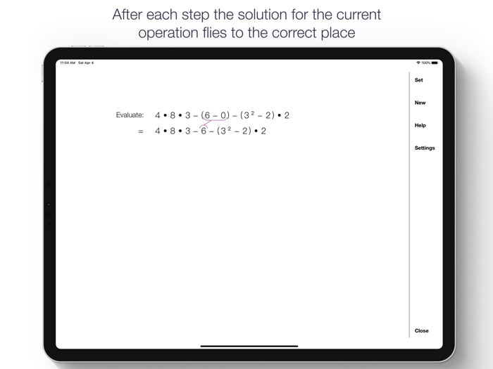 Visual Order of Operations
