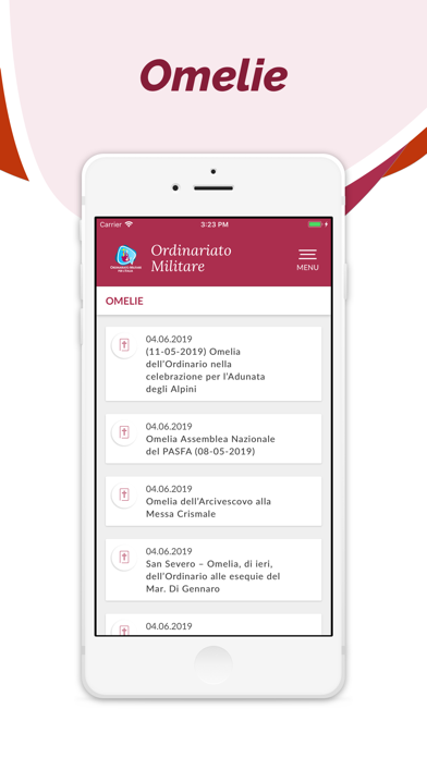 Ordinariato Militare Screenshot