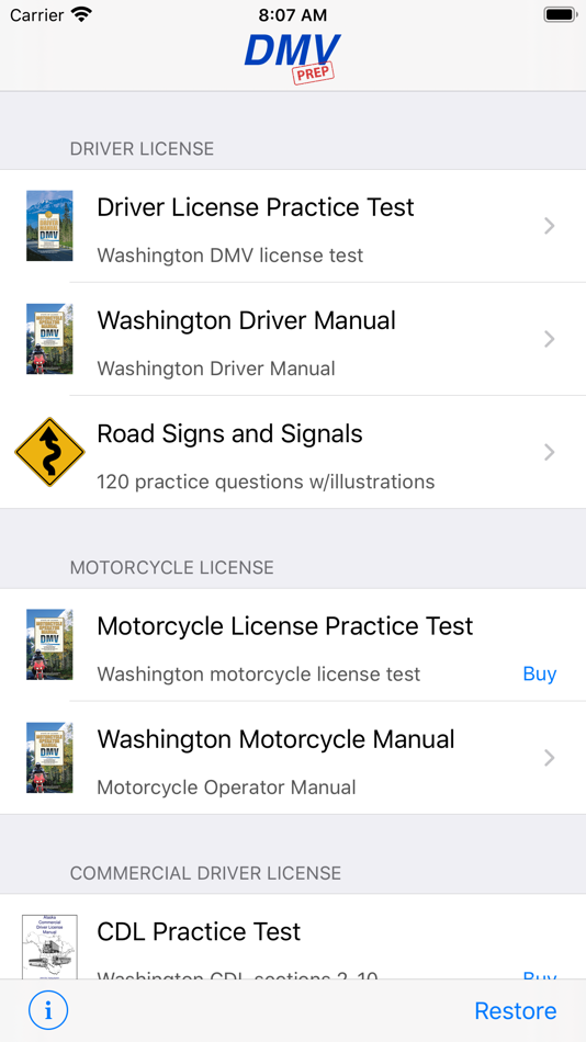 Washington DMV Test Prep - 5.4 - (iOS)