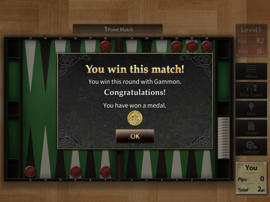 The Backgammon iPad app afbeelding 6