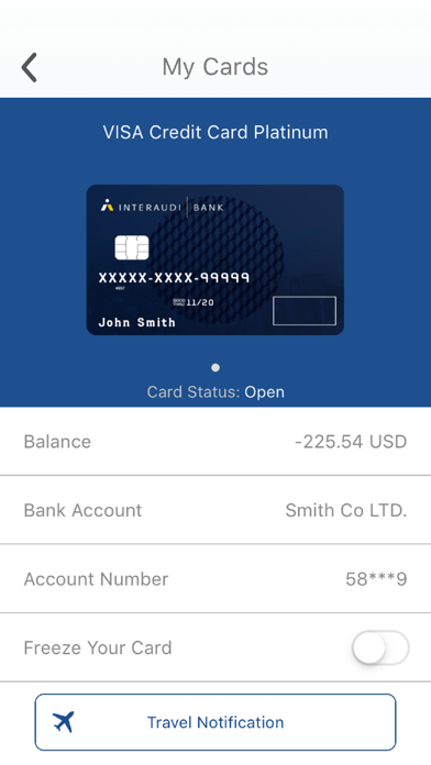 Interaudi Bank Screenshot