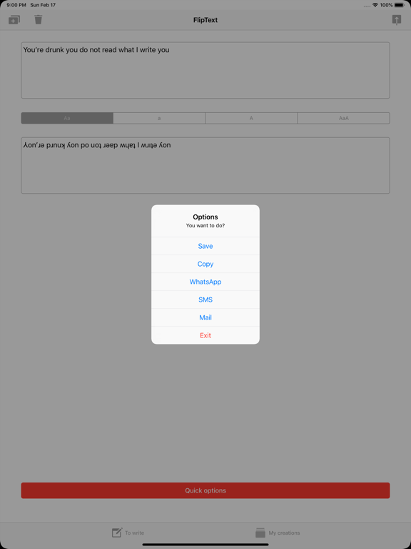 Screenshot #6 pour Retourner texte - Titre Flip