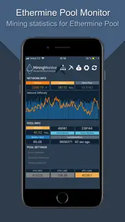 monitor for ethermine pool iphone screenshot 2