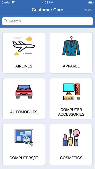 Screenshot #1 pour Customer Care Number