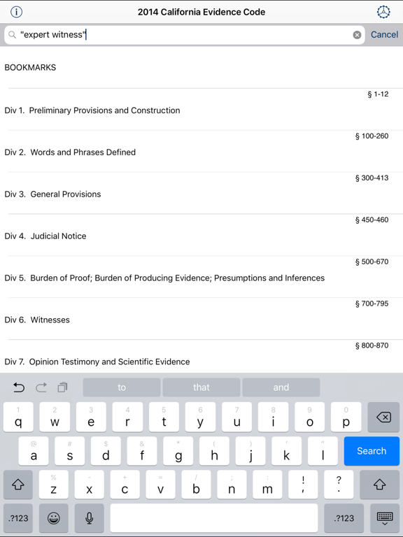 Screenshot #4 pour CA Evidence Code 2025