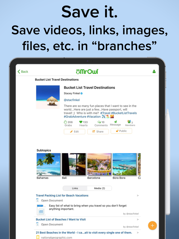 Screenshot #5 pour MrOwl: Social Cloud Storage