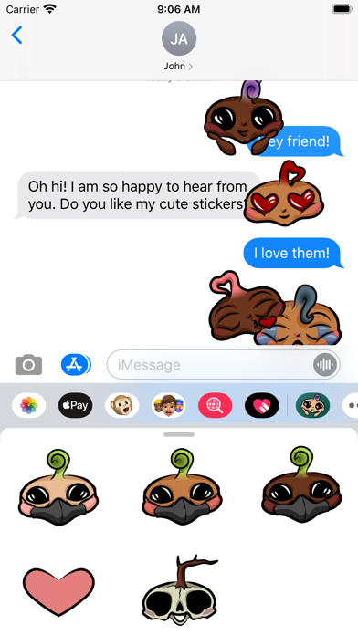 Alien Cutiemojis Screenshot 4 - AppWisp.com Alien Cutiemojis Screenshot 4 - AppWisp.com