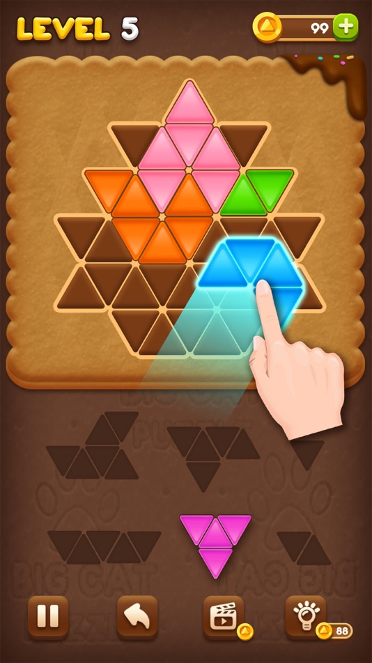 #3. Block Puzzle: Cookie (iOS) 由: Chongqing Kruger Network Technology Co., Ltd