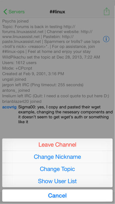 LimeChat - IRC Client screenshot1