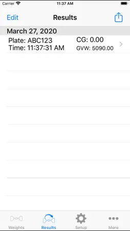 iVehicleWeigh screenshot 2