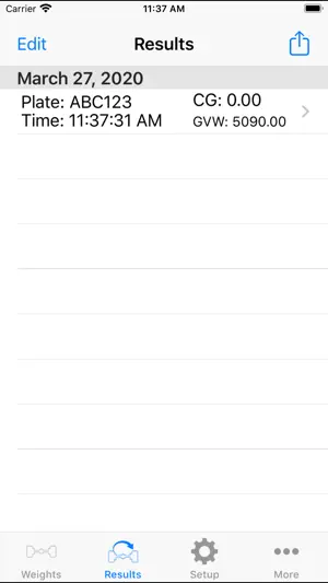 iVehicleWeigh screenshot 2