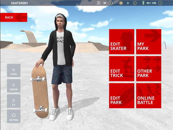 Skate Space iPad app afbeelding 6