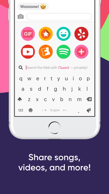 Fleksy- GIF, Web & Yelp Search