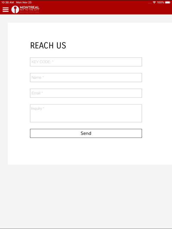MONTREAL KEYS iPad screenshot 6 - Lifestyle app