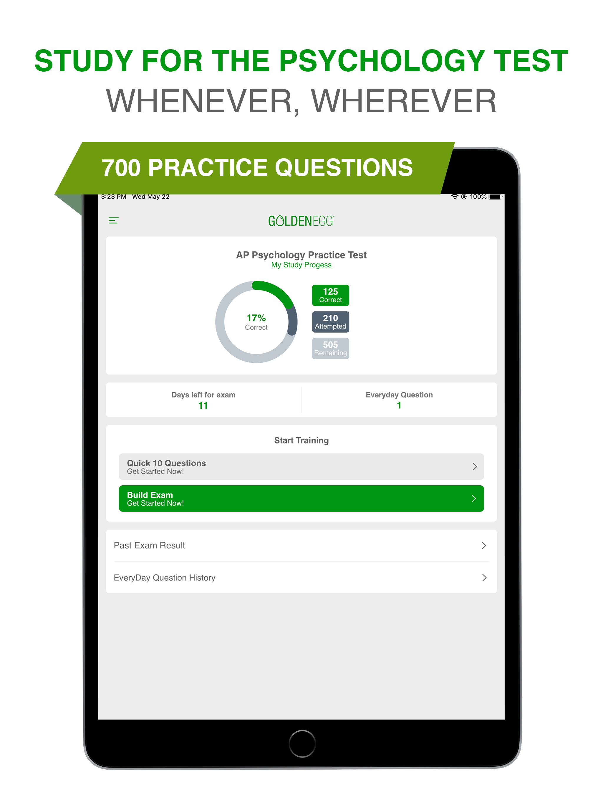 AP Psychology Practice Test