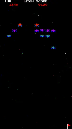 Captura de pantalla de Galaxia en iPhone 3