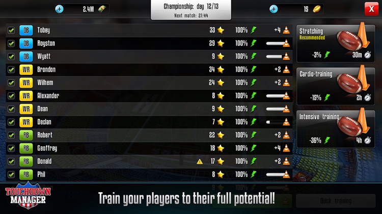 Touchdown Manager screenshot-3
